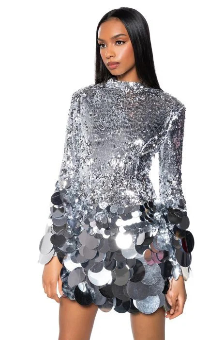 THE MOMENT SEQUIN MINI DRESS | AKIRA