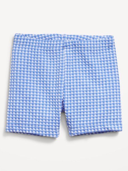Printed Jacquard-Knit Biker Shorts for Toddler Girls | Old Navy (US)