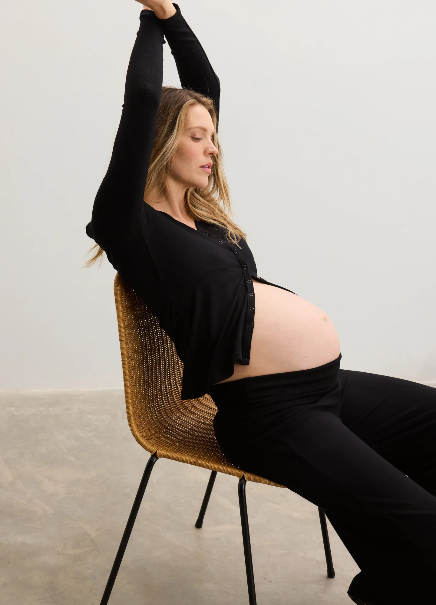 The Softest Rib Nursing Cardigan | HATCH Collection