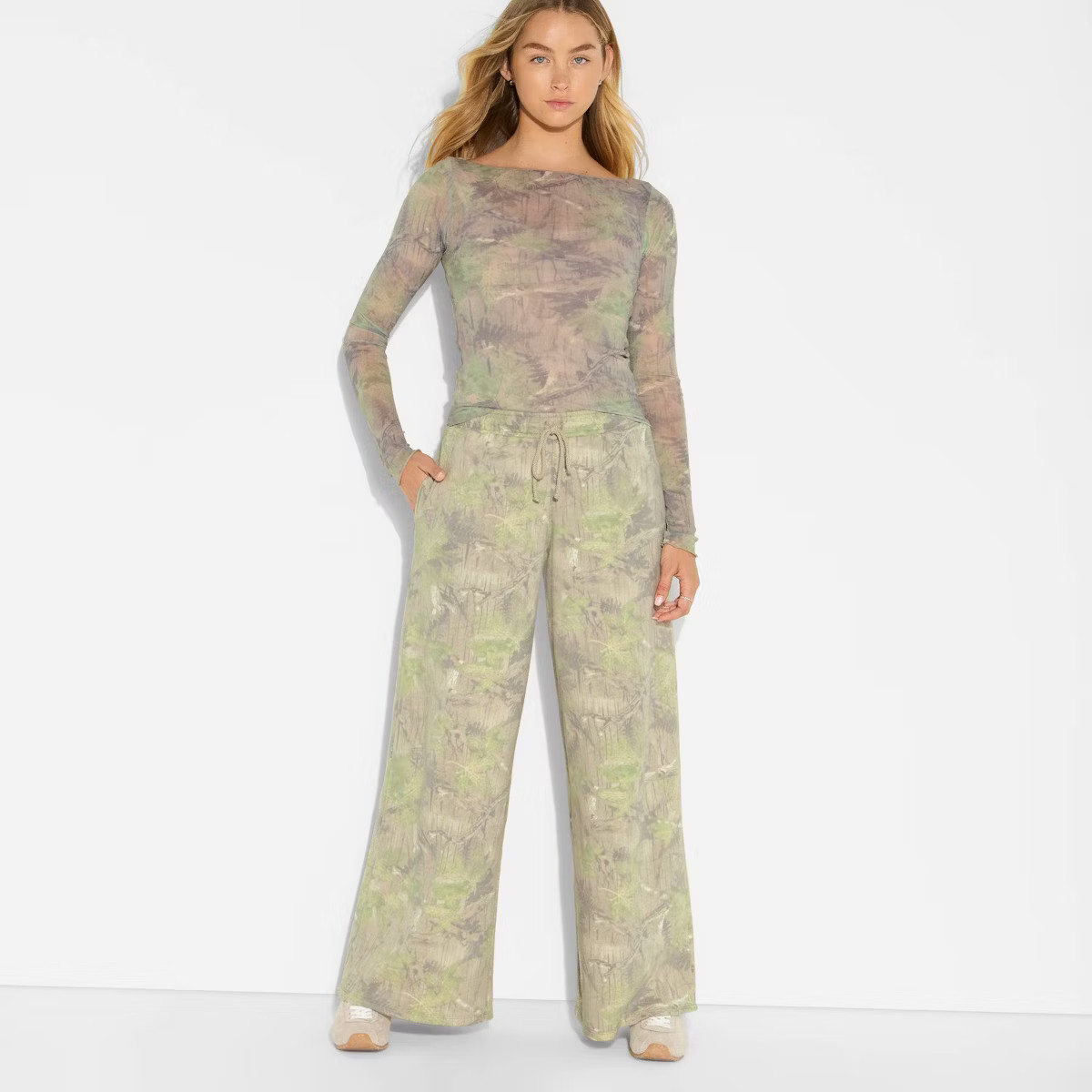 Women's Low-Rise Super Wide Leg Pull-On Pants - Wild Fable™ | Target