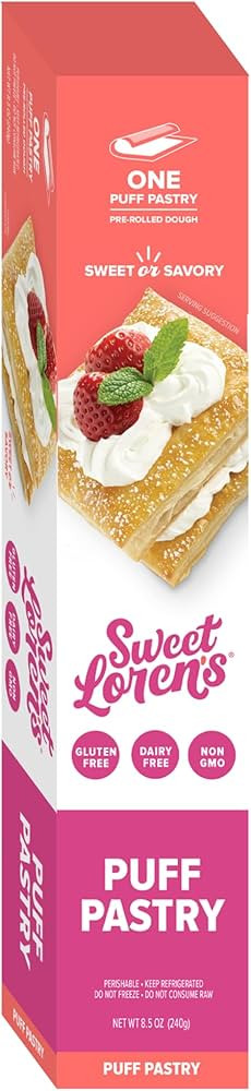 Sweet Loren's, Puff Pastry Dough, 8.5 Ounce | Amazon (US)