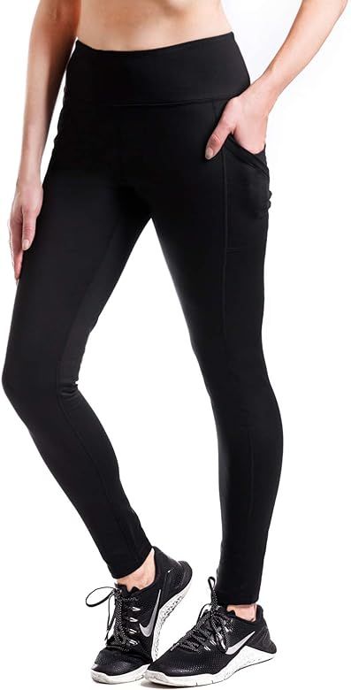 Yogipace,Women's 25"/28"/31"/34"/36" Water Resistant Thick Thermal Fleece Lined Leggings | Amazon (US)