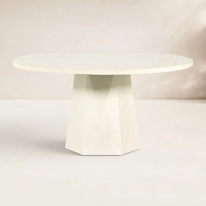 Clemmie Round Outdoor Dining Table , 60'' in. W 60'' in. D | Wayfair North America