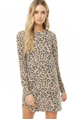 Leopard Print Mini Dress | Forever 21 (US)
