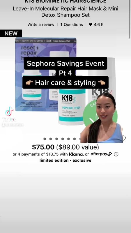 Hair treatment and hair styling recommendations from Sephora! Personally tried and tested everything on my fine, long hair 😇 

#LTKHoliday #LTKunder50 #LTKbeauty
