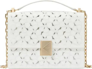 Kate Spade New York deco eyelet leather convertible crossbody bag | Nordstrom | Nordstrom