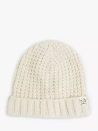 Ted Baker Beka Beanie Hat, Natural | John Lewis (UK)