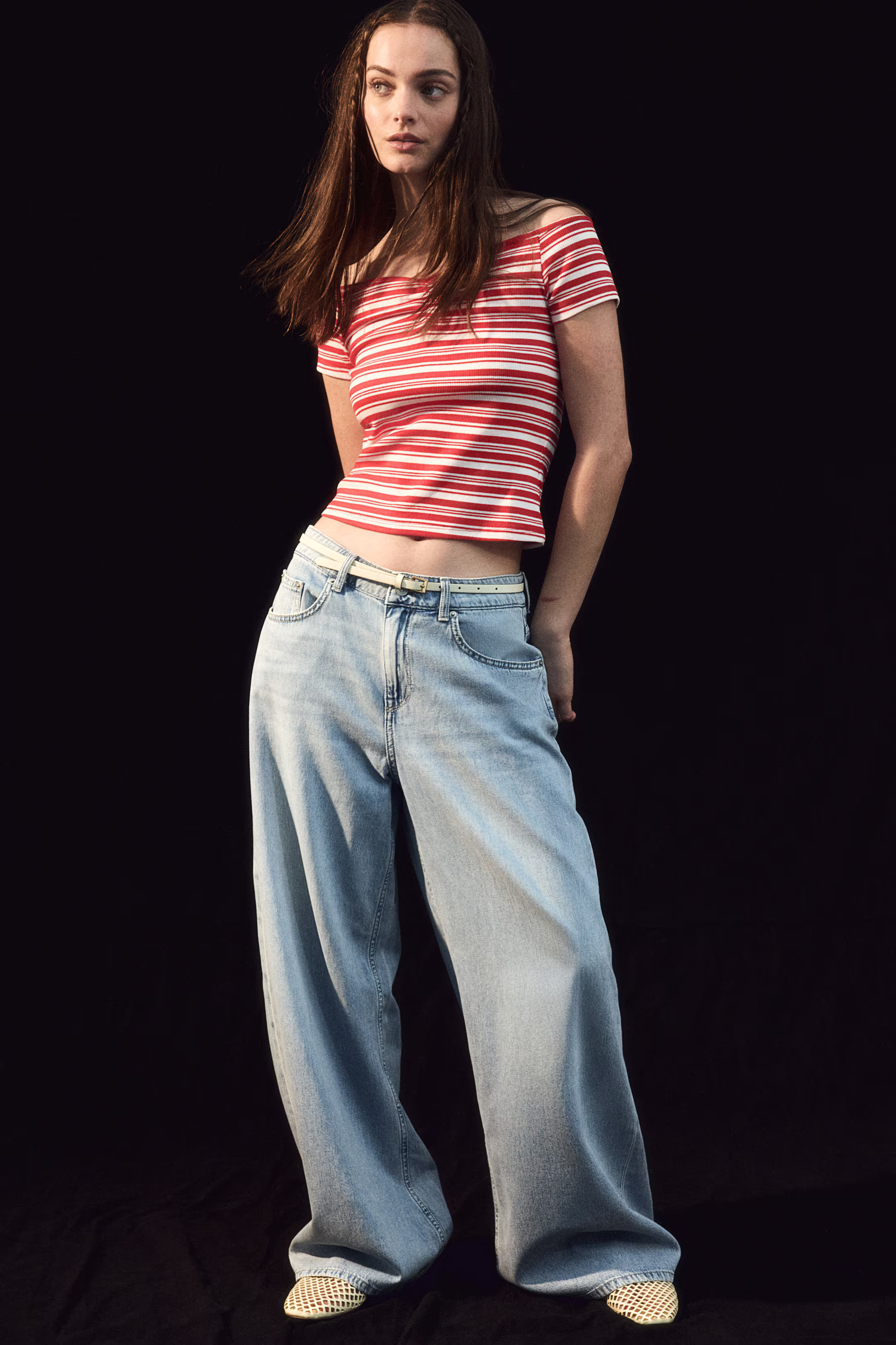 Ribbed Boat-Neck Top | H&M (US + CA)