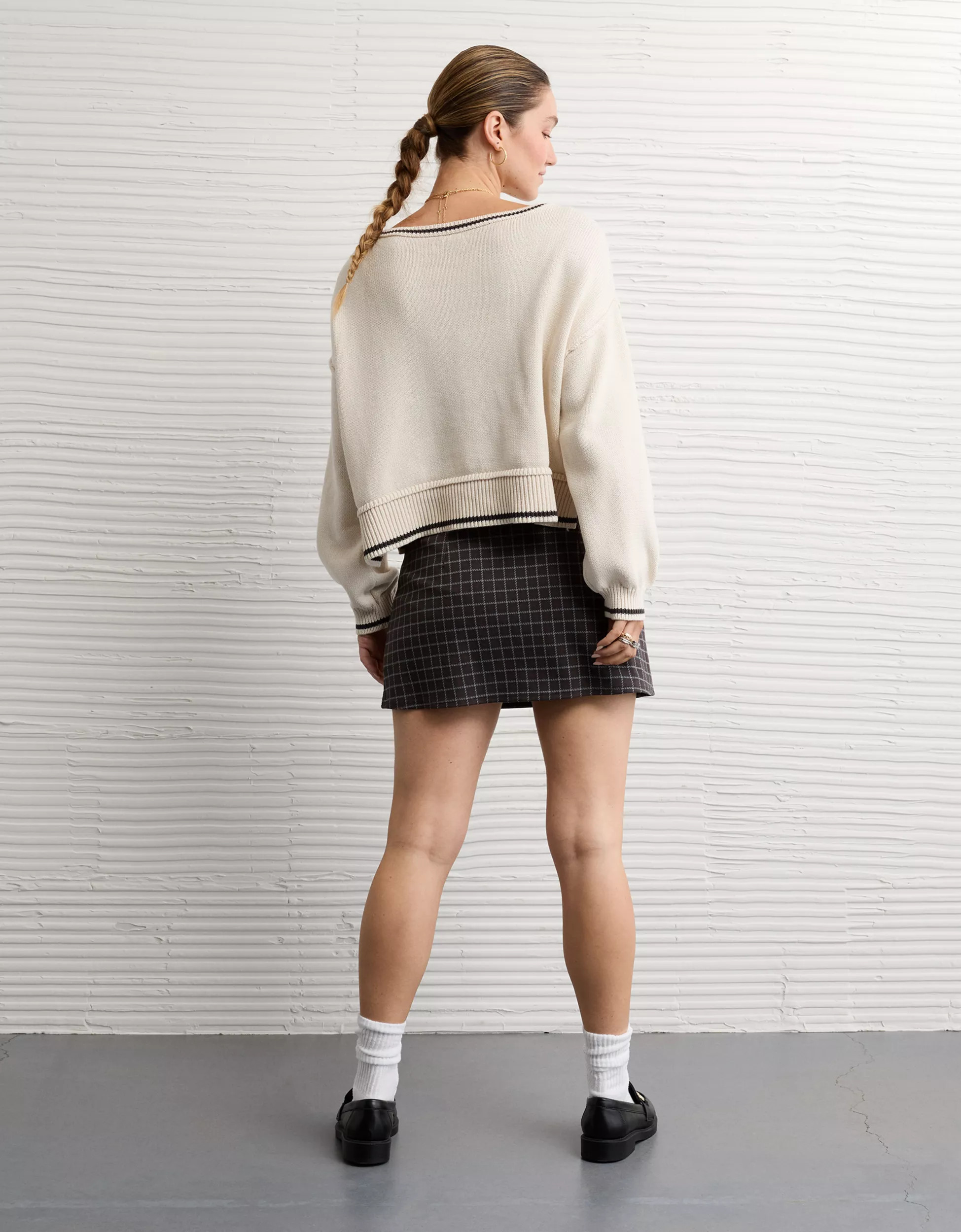 AE It Knit Low-Rise Micro Skort | American Eagle Outfitters (US & CA)