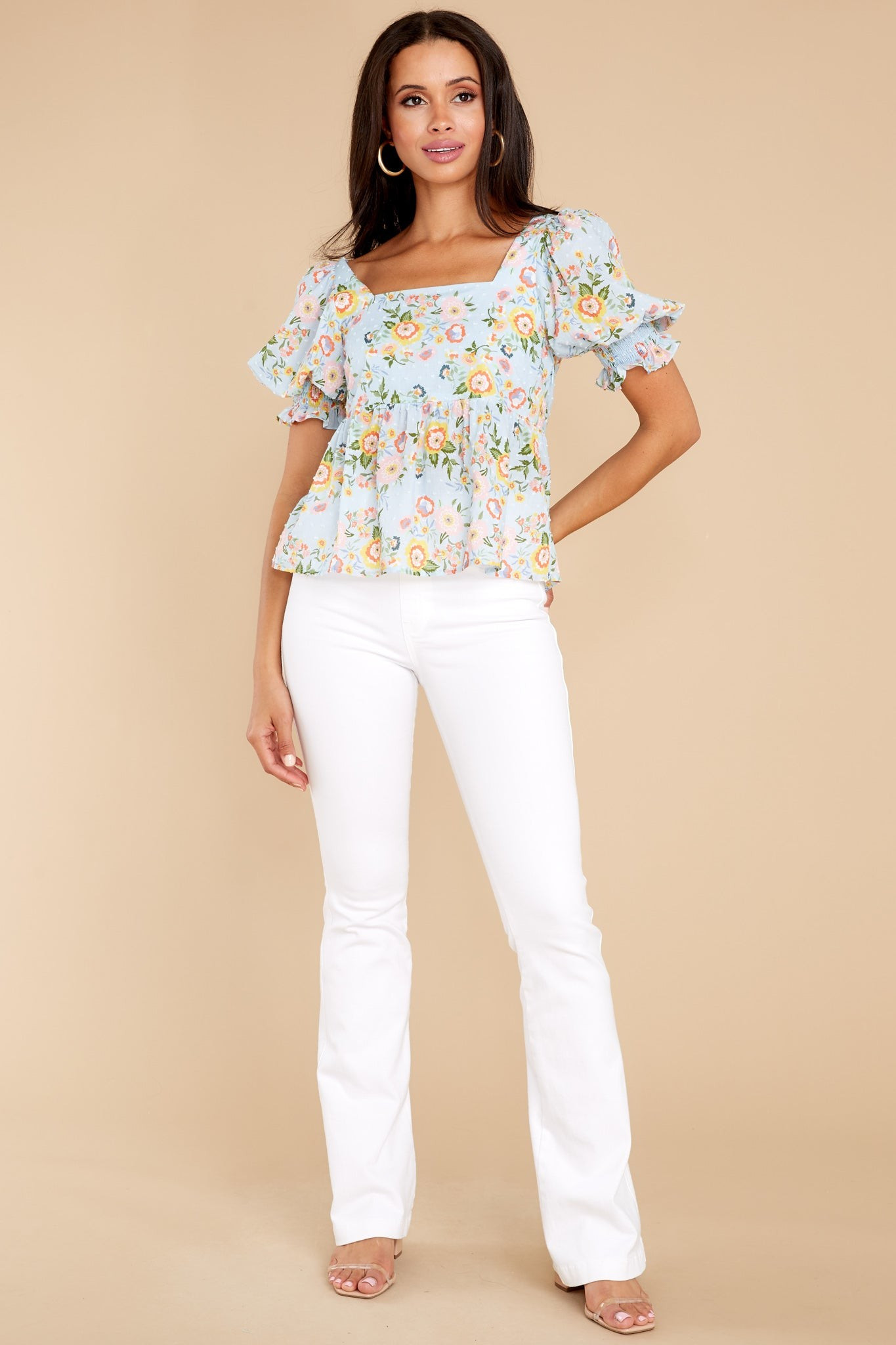 Daphne Garden Party Top | Red Dress 