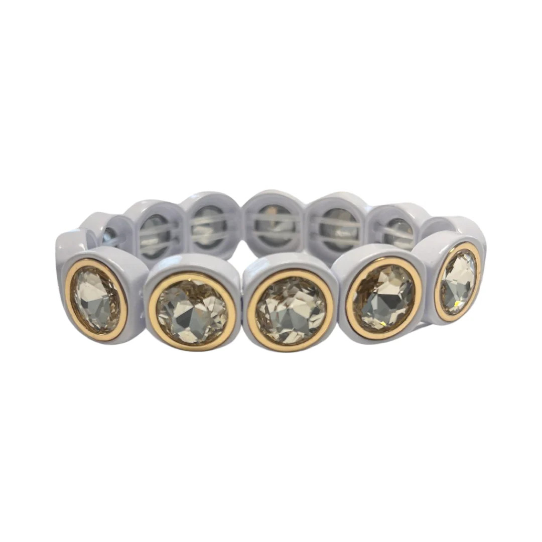 City Girl Round Bracelet - Stark White | Smith and Co. Jewel Design