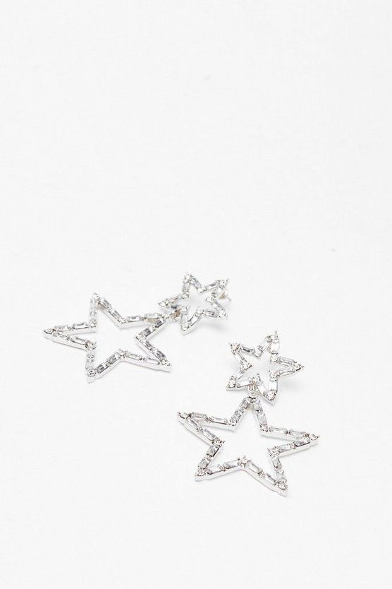 Show Stopper Diamante Star Earrings | NastyGal (US & CA)