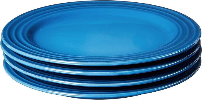 Le Creuset Stoneware Set of 4 Salad Plates, 8.5" each, Marseille | Amazon (US)
