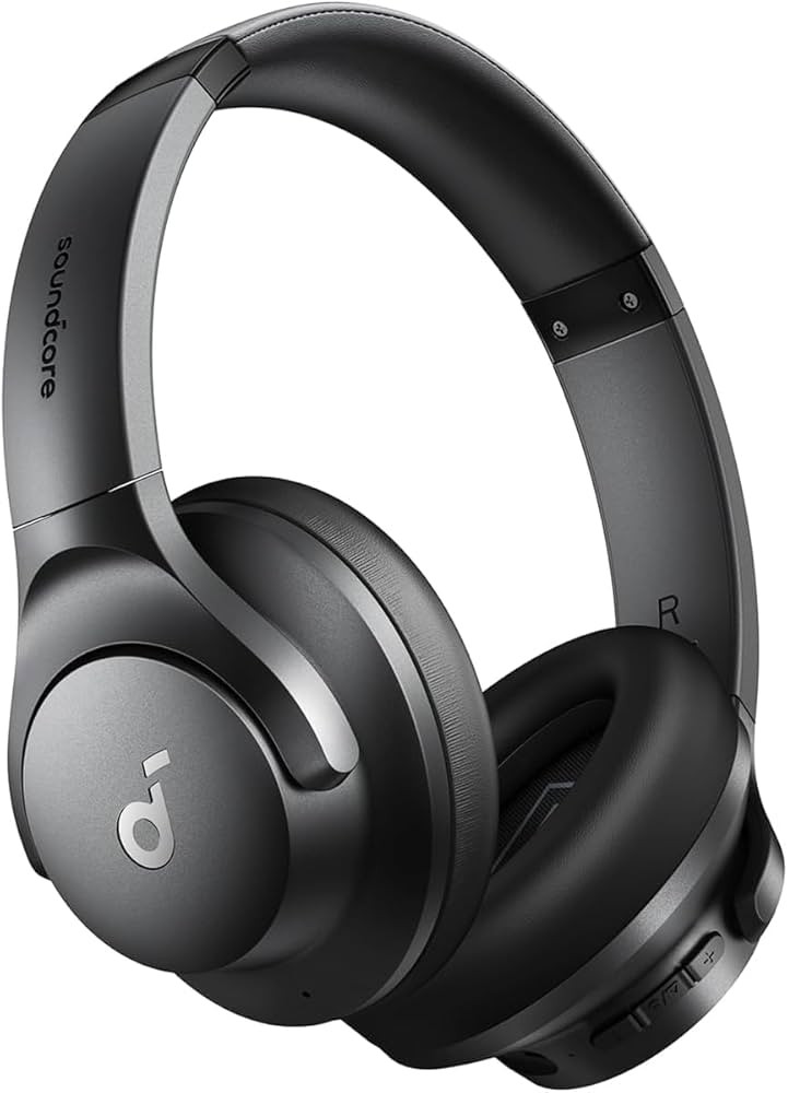 Soundcore by Anker Q20i Hybrid Active Noise Cancelling Headphones, Wireless Over-Ear Bluetooth, 4... | Amazon (US)
