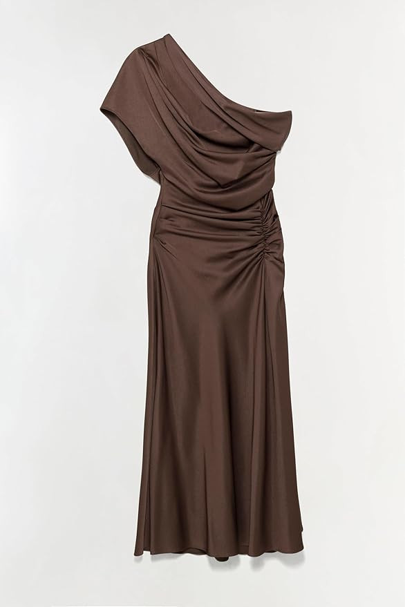 Amazon.com: Joanna Satin Midi Dress : Luxury Stores | Amazon (US)