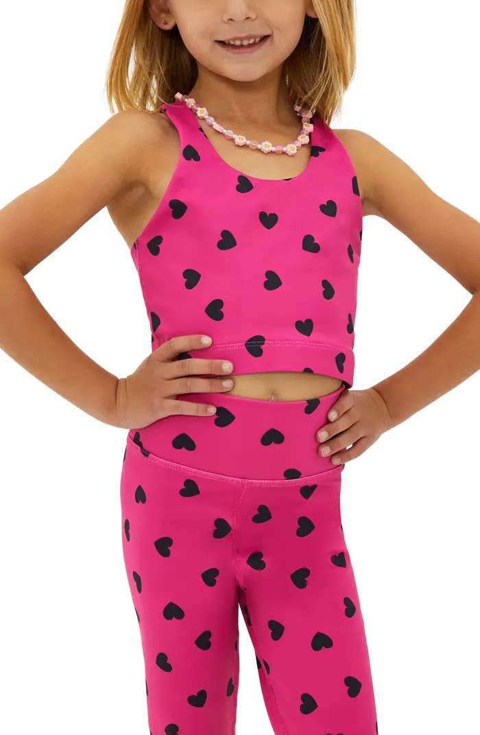 Beach Riot Kids' Little Clementine Heart Crop Tank Top | Nordstrom | Nordstrom