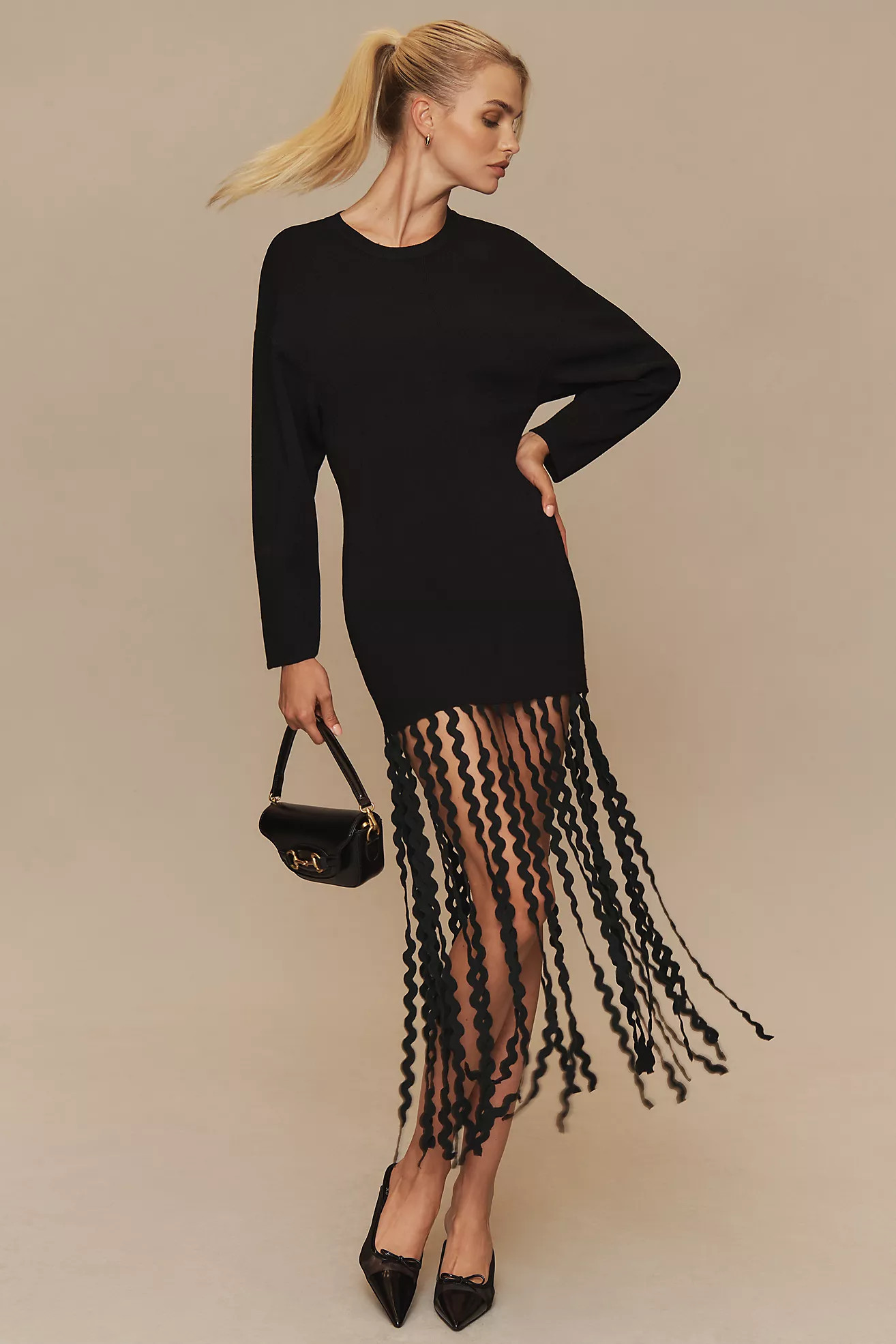 Simon Miller Wallis Knit Fringe Dress | Anthropologie (US)
