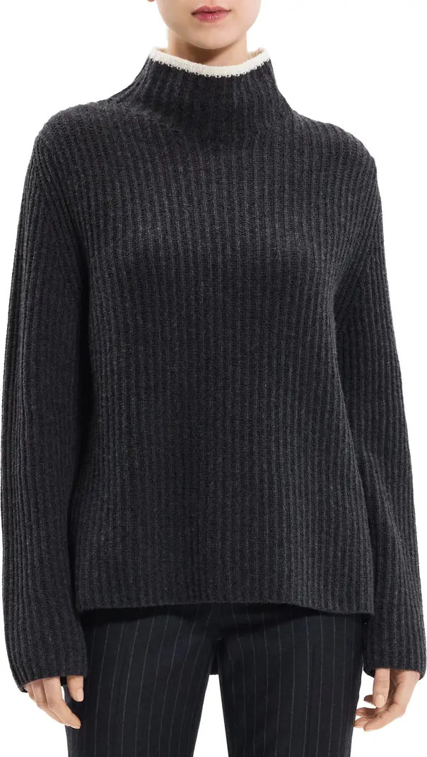 Theory Karenia Rib Wool & Cashmere Sweater | Nordstrom | Nordstrom