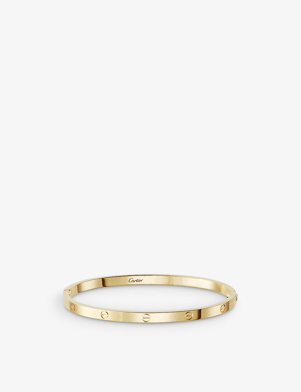 CARTIER LOVE small 18ct yellow-gold bracelet | Selfridges
