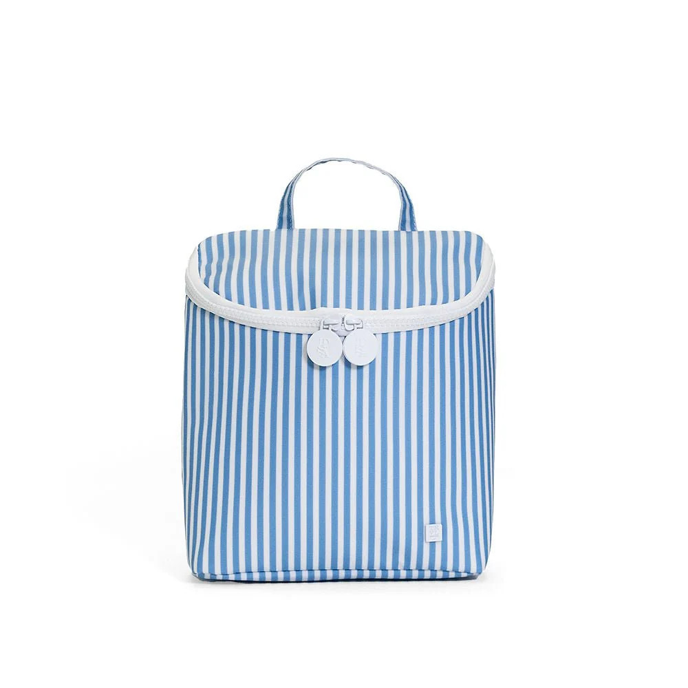 TRVL- Pimlico Striped Chambray Take Away Insulated Bag | Hampton James Clothing