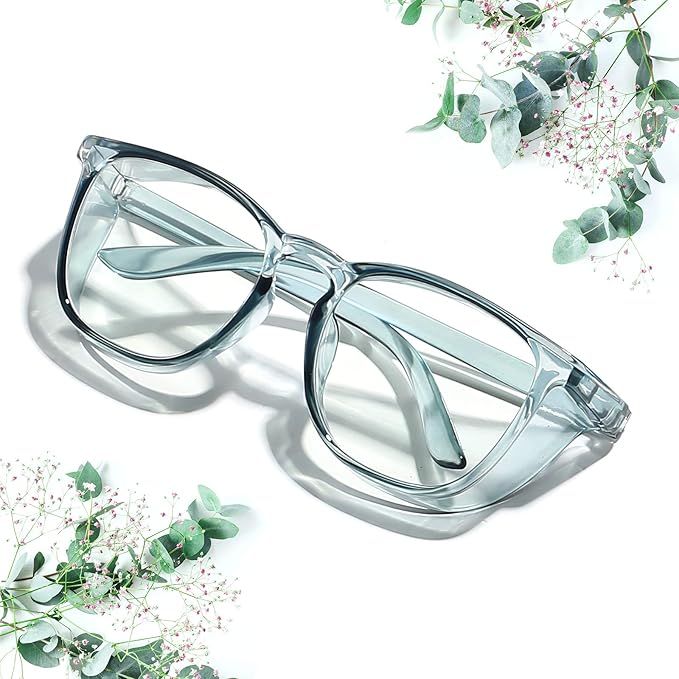 Stylish Safety Glasses Goggles for Women Girls Anti-fog Glasses Protective Eyewear Clear Anti-Scr... | Amazon (US)