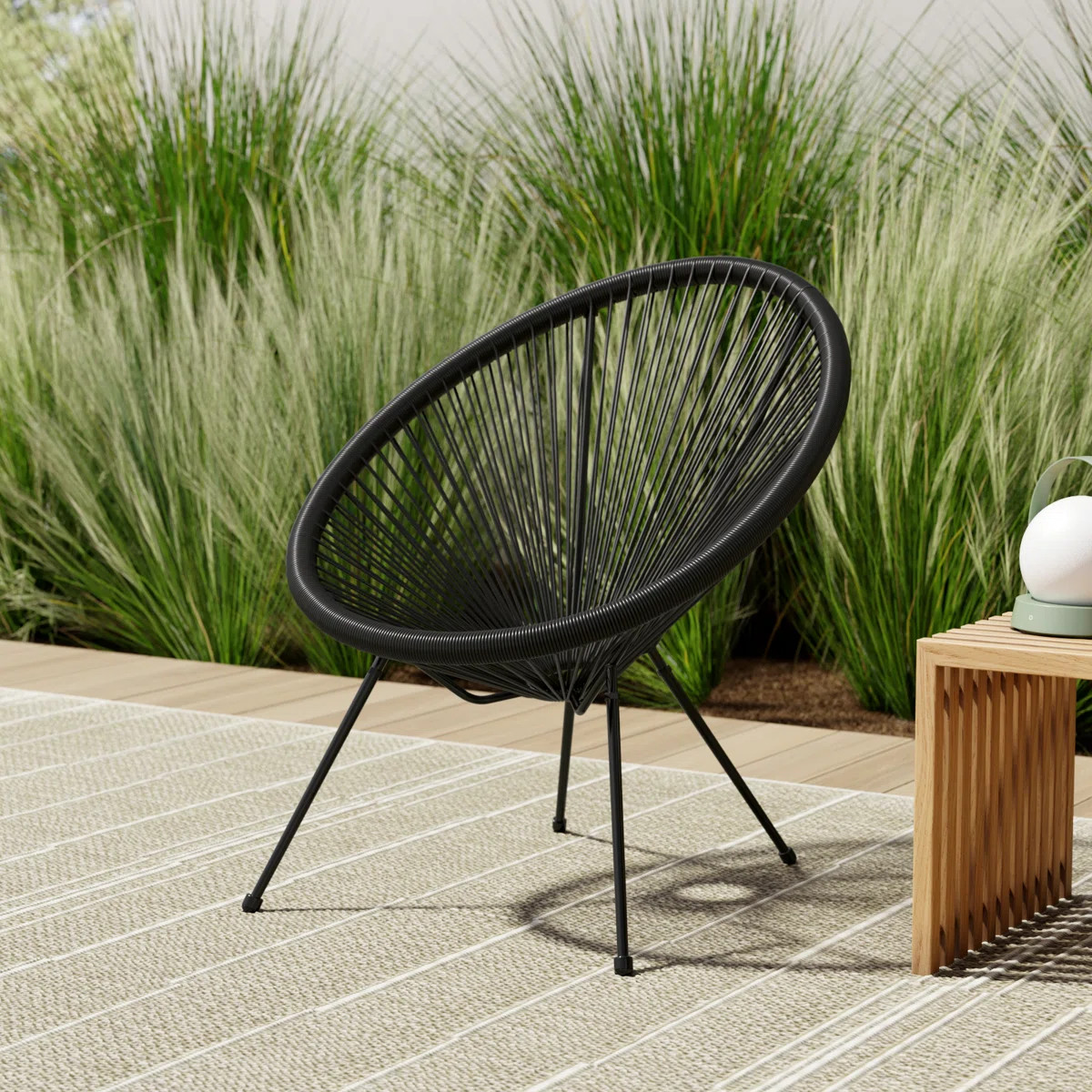 This patio chair featuring a delightful hammock weave provides a timeless look to your home while... | Wayfair North America