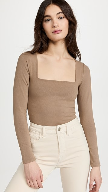 Square Neck Long Sleeve | Shopbop