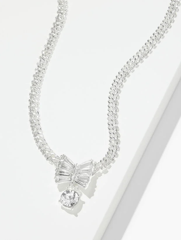 Embellished Pendant Necklace | Talbots