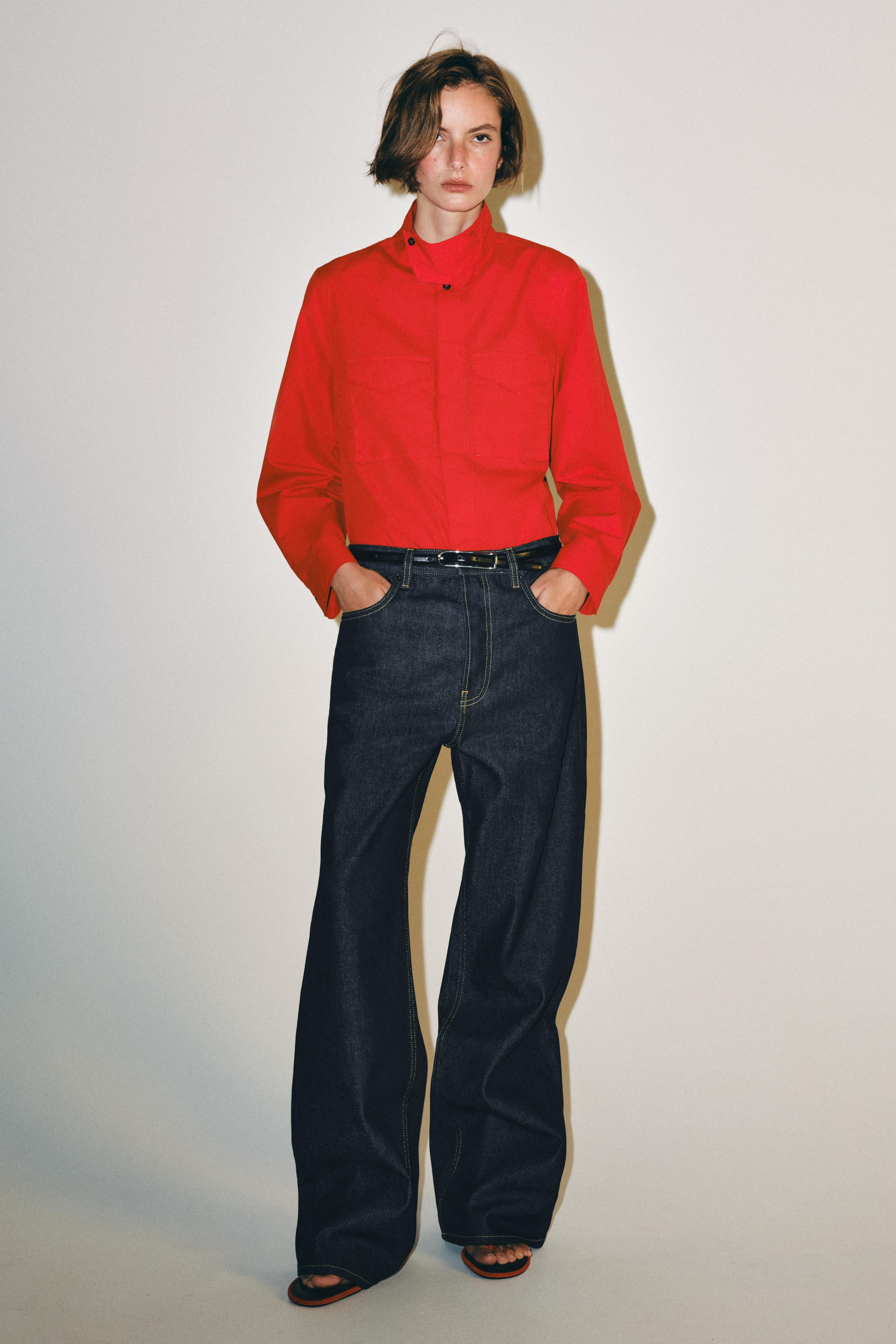 ZW COLLECTION POCKET SHIRT | Zara Canada