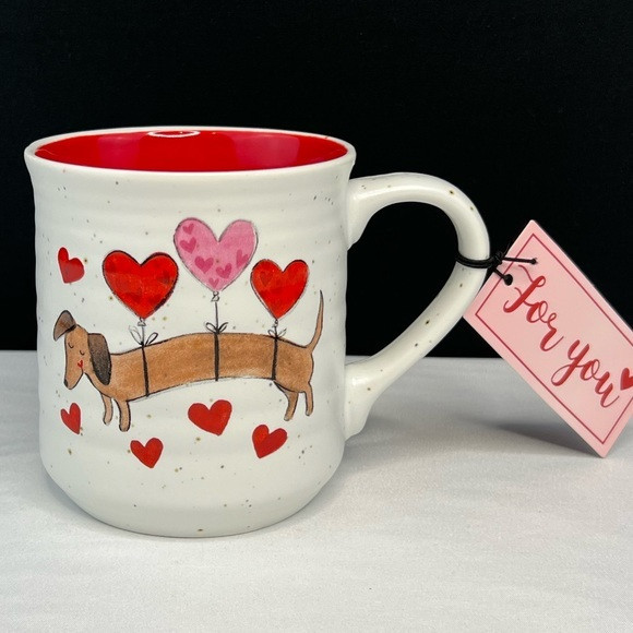 Sheffield Home - 4/$60 ‘Dachshund Valentine’ ceramic mug. NWT. | Poshmark
