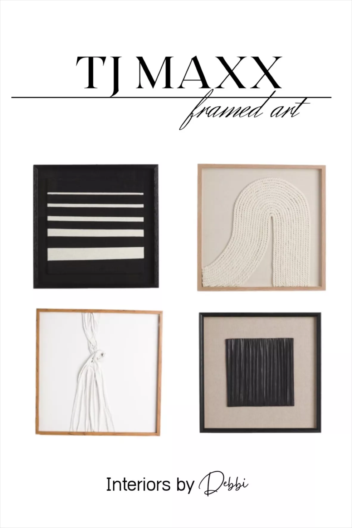 20x20 Black Rope With Black Frame … curated on LTK