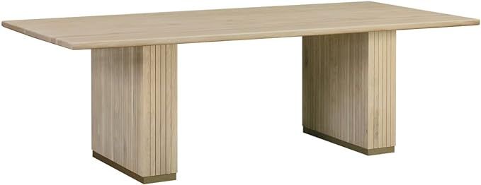 TOV Furniture Chelsea 30" H Rectangular Ash Wood Dining Table in Natural | Amazon (US)
