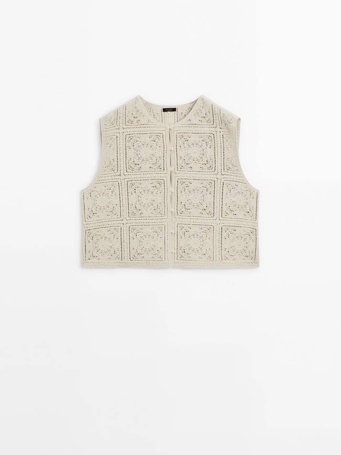 Häkelweste | Massimo Dutti DE