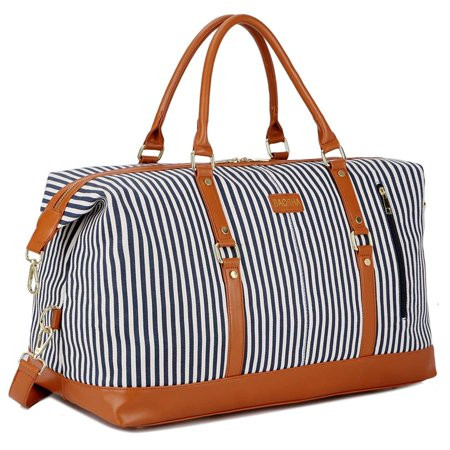 BAOSHA HB-14 Canvas Travel Tote Duffel Bag Carry on Weekender Overnight Bag Oversized for Women and  | Walmart (US)