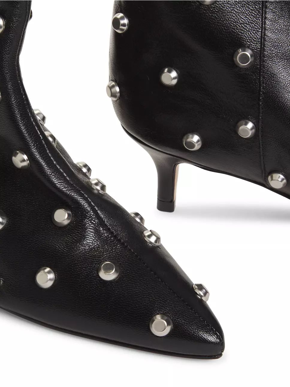 Maryann Leather Studded Booties | Saks Fifth Avenue