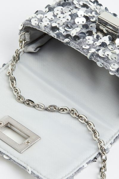 Small Sequined Shoulder Bag | H&M (US + CA)