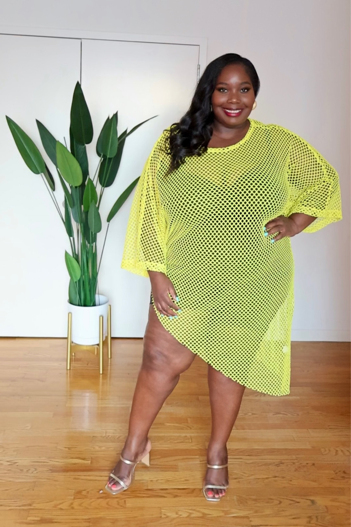 A plus size swimsuit coverup that’s right on trends with crochet details. You can also rock this with denim shorts and create a cute outfit

#LTKstyletip #LTKunder50 #LTKcurves