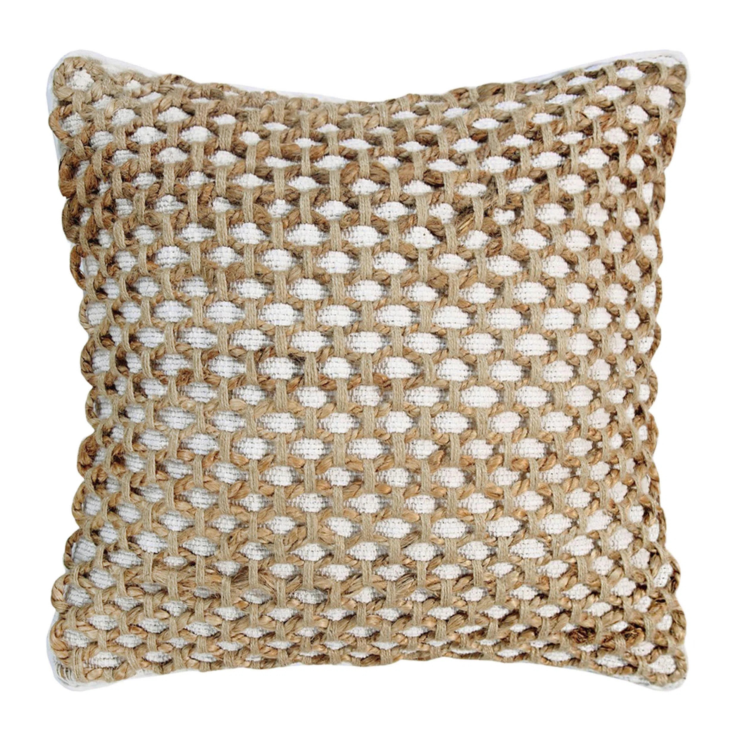 Ablo Textured Cotton Blend Throw Pillow | Wayfair North America