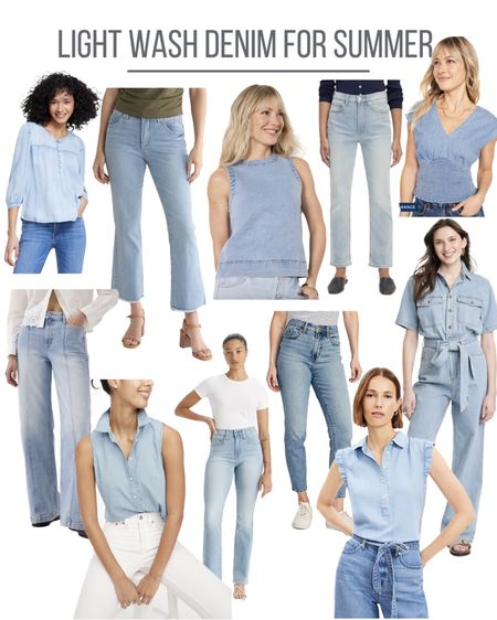 Light wash denim is so perfect for summer! Whether it’s jeans, a denim top or even a jumpsuit. It has almost a literal “cool” feeling about it.

Here are just a few ideas for you to consider adding to your closet! 

#LTKSeasonal #LTKFestival #LTKStyleTip