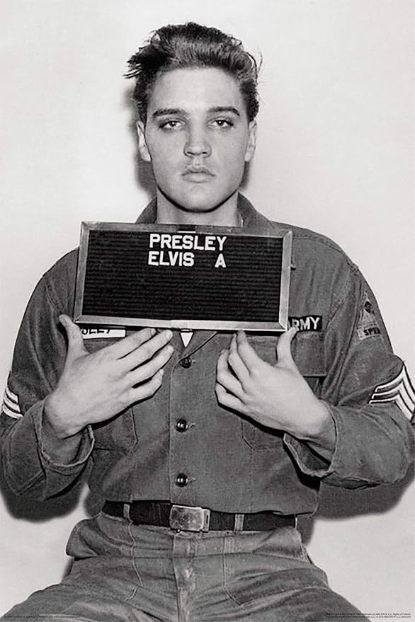 Elvis Presley-Enlistment Photo Poster Rolled 24 x 36 PSA009993 for Living Room | Amazon (US)