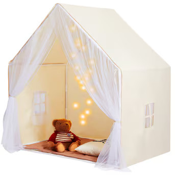 VEVOR Kids Tent with Mat and Lamp Play tent | Lowe's