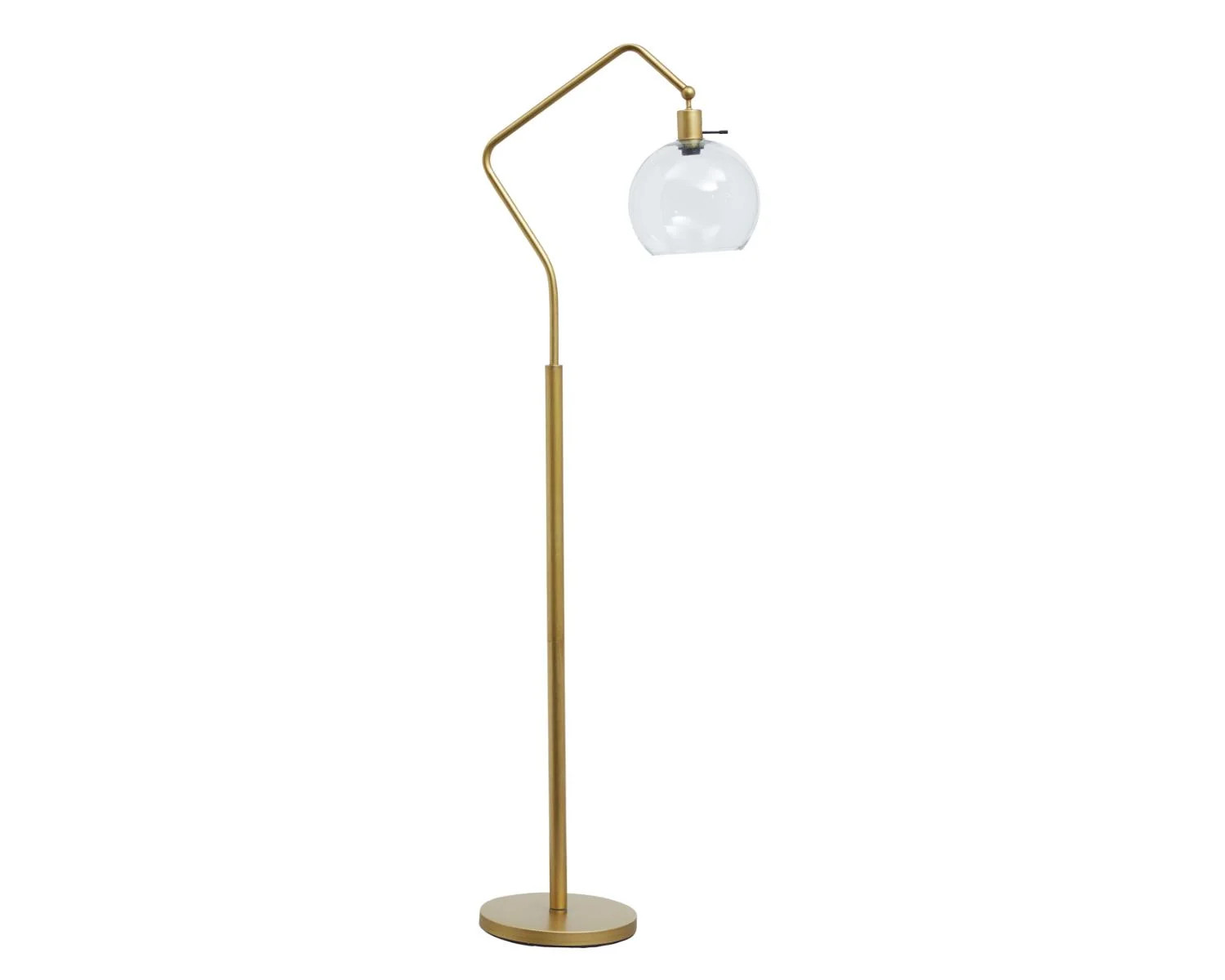 Signature Design by Ashley Marilee Antique Brass Finish 61" Metal Floor Lamp | Walmart (US)