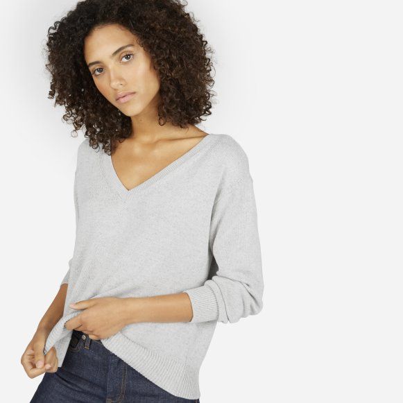 The Soft Cotton V-Neck | Everlane