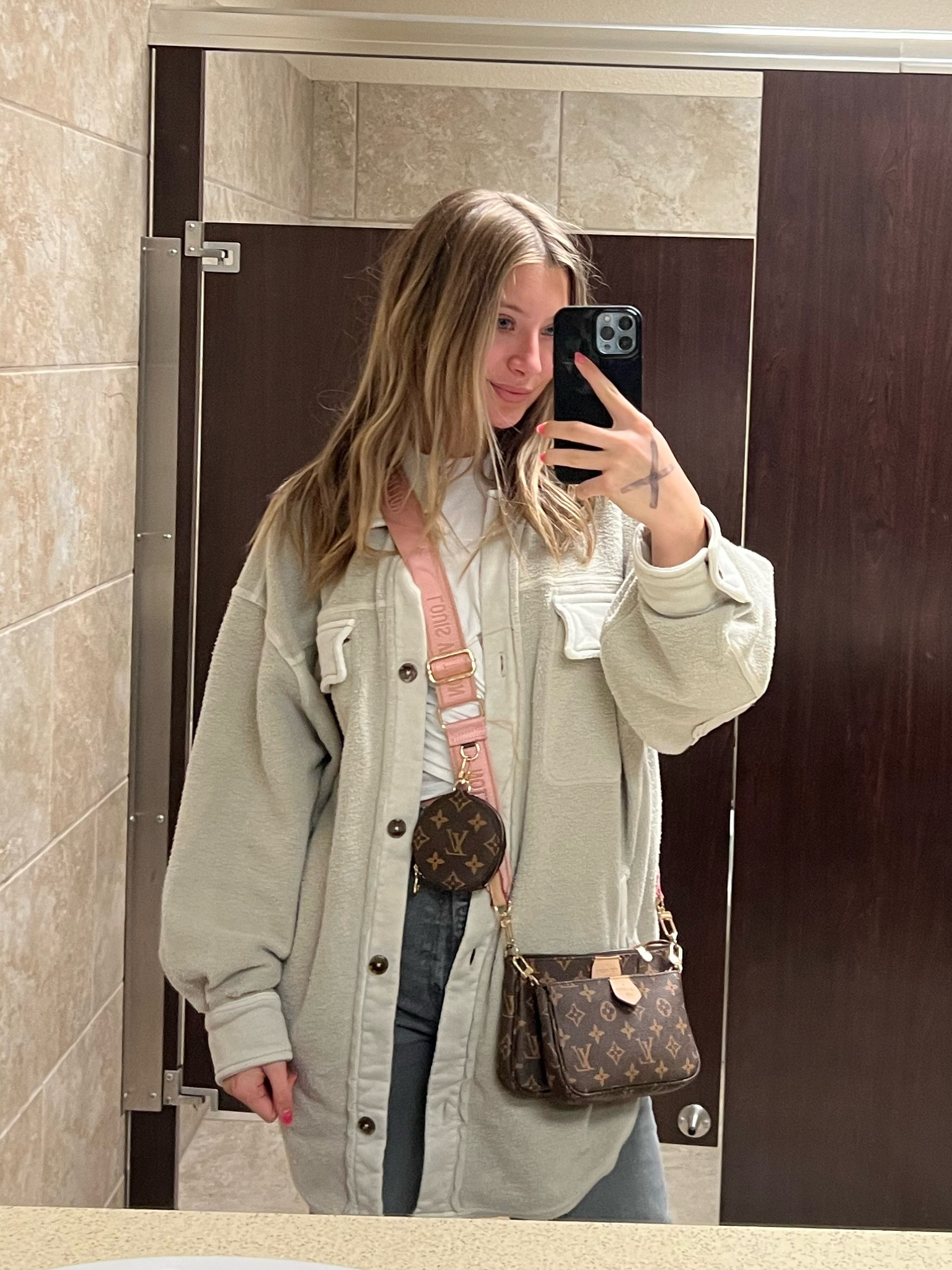 My absolute all time favorite jacket to make the cutest church fit or just to wear athleasure. The color I am wearing is stone, I am 5'8 wearing a small

#LTKfit #LTKFind