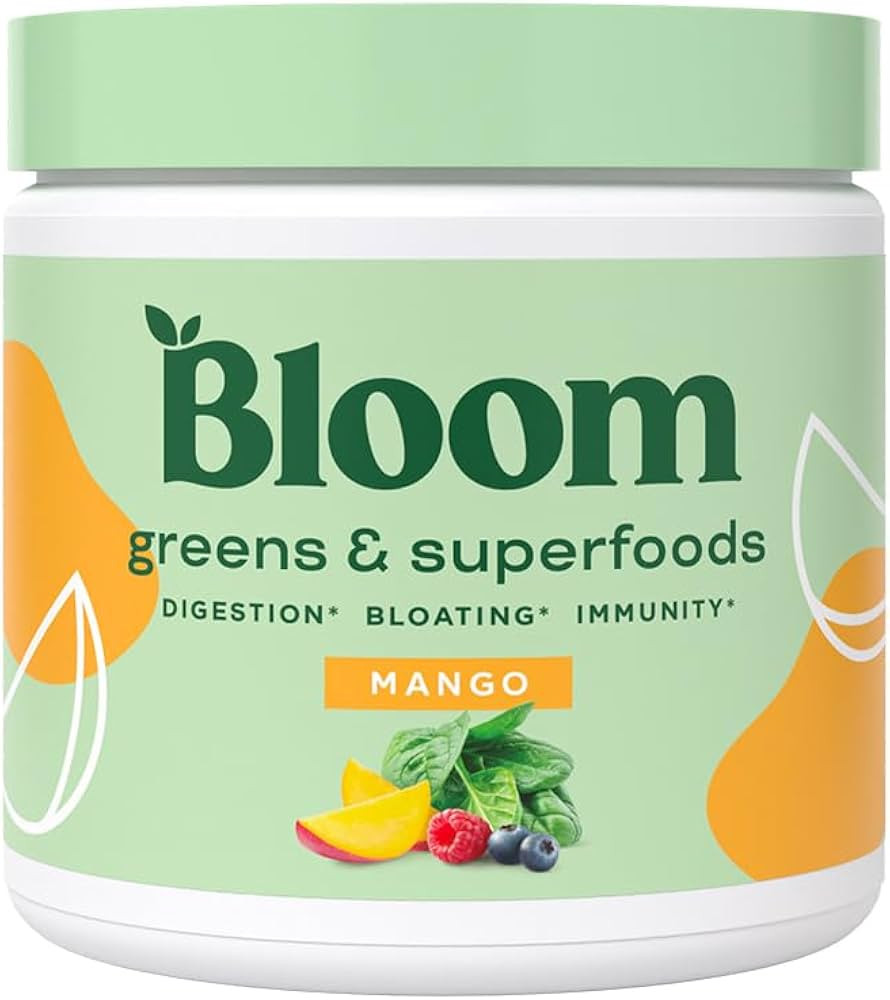 Bloom Nutrition Super Greens Powder Smoothie & Juice Mix - Probiotics for Digestive Health & Bloa... | Amazon (US)