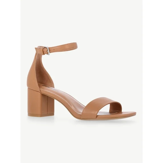 No Boundaries Women's Heeled Dress Sandal | Walmart (US)