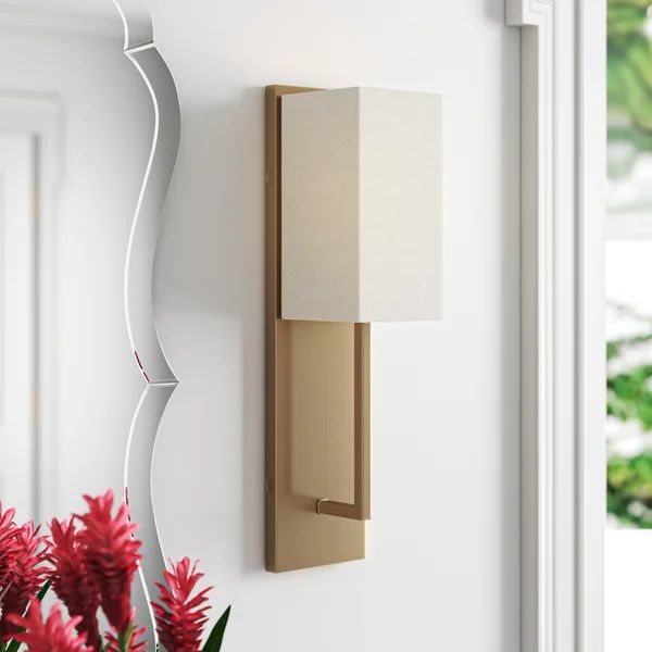 Kaitlin 1 - Light Dimmable Armed Sconce | Wayfair Professional
