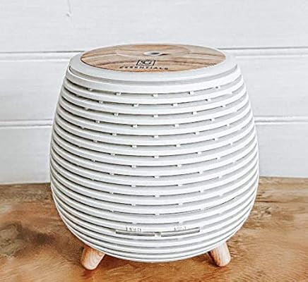 Aromatherapy Essential Oil Wooden Grain Diffuser with Auto Shut-Off Function | Cool Mist Humidifi... | Amazon (US)
