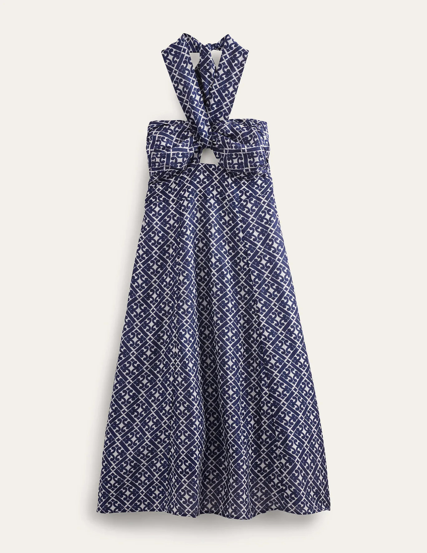 Halterneck Cut Out Midi Dress | Boden (US)