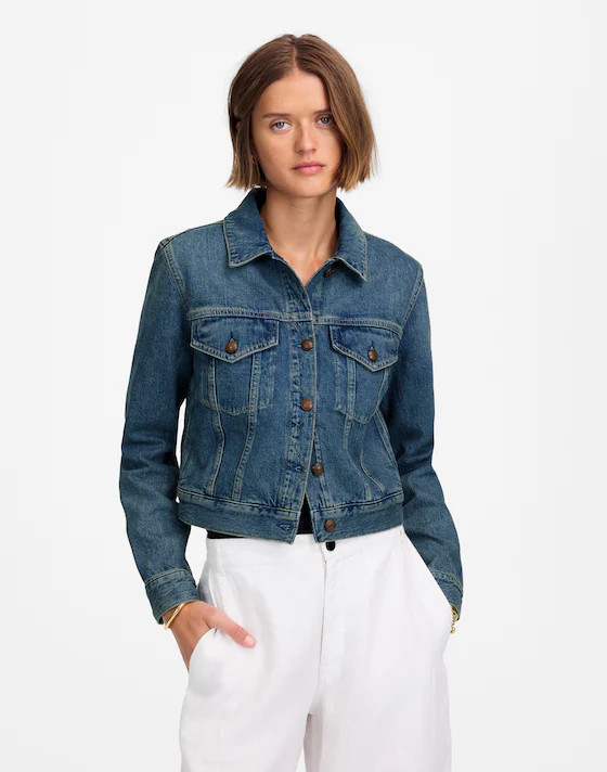 Crop Jean Trucker Jacket | Madewell | Madewell